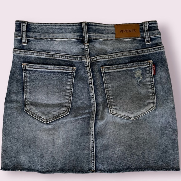 VIPOnes Denim Mini Skirt - Picture 2 of 3